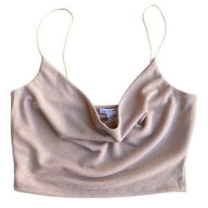 Fashion Nova Cowl Neck Crop Top
